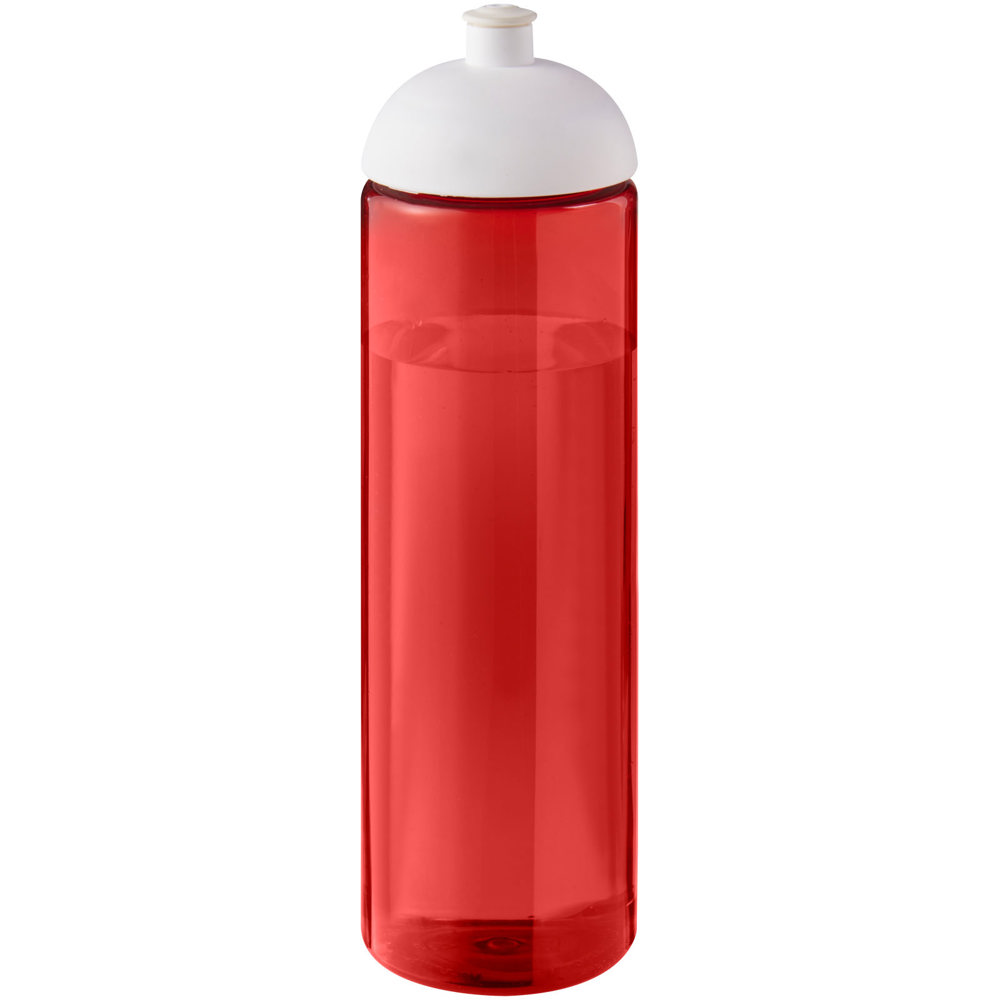 H2O Active® Eco Vibe 850 ml drinkfles met koepeldeksel - met logo of onbedrukt bestellen - Rood, Wit