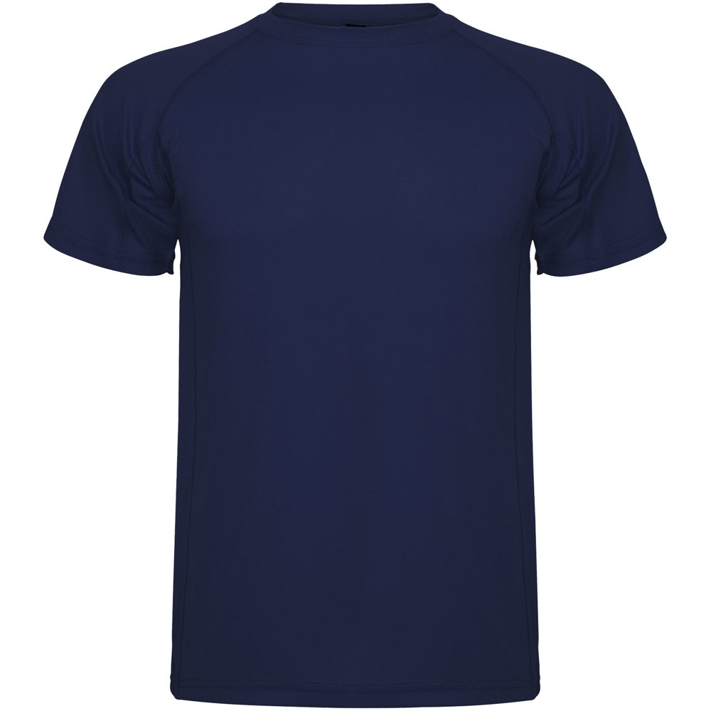 Montecarlo sportshirt met korte mouwen voor heren - met logo of onbedrukt bestellen - Marineblauw