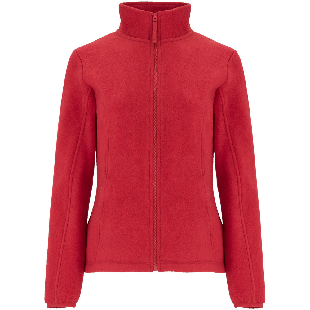 Artic fleece damesjack met volledige rits - voor bedrijven en relatiegeschenken - rood