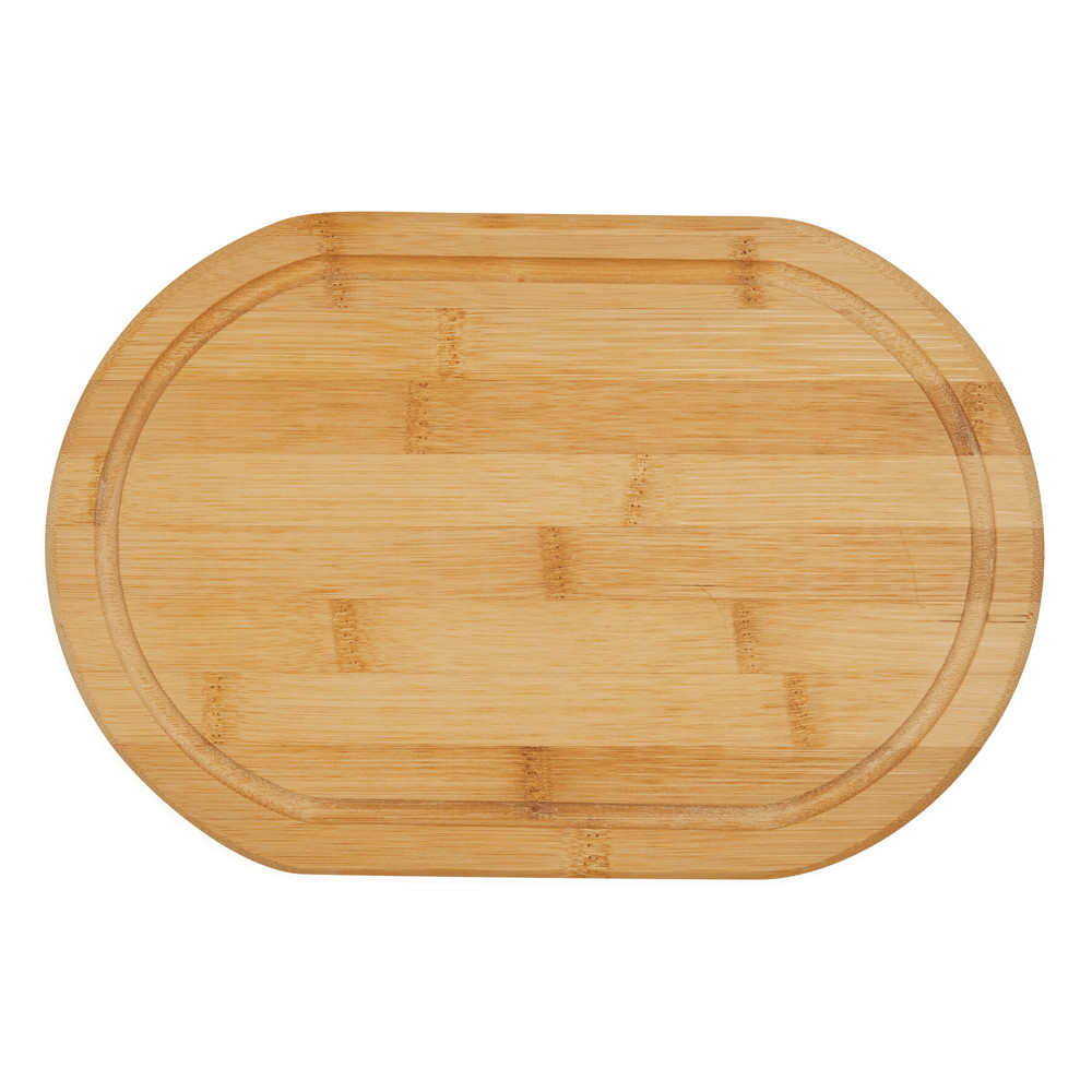 BAMBOO-ROUND - Robuuste snijplank - voor bedrijven en relatiegeschenken