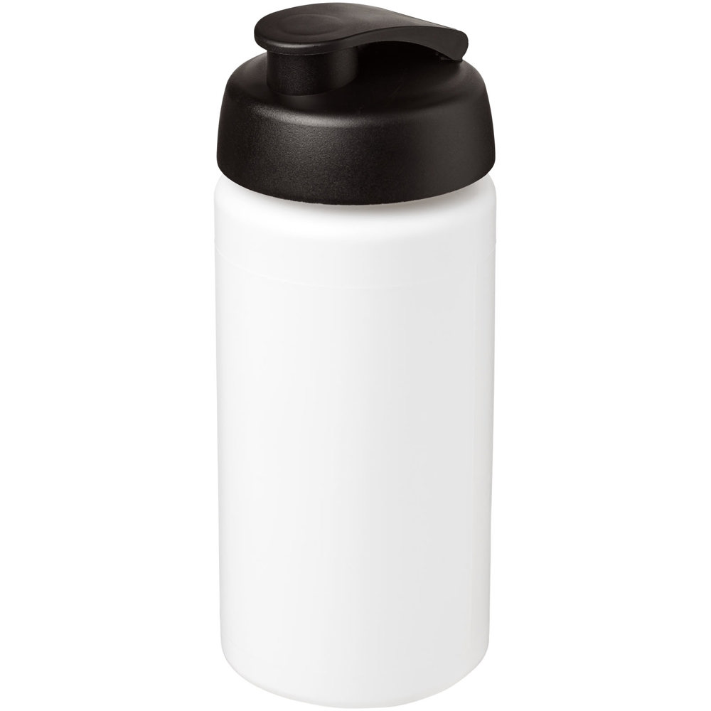 Baseline® Plus grip 500 ml sportfles met flipcapdeksel - met logo of onbedrukt bestellen