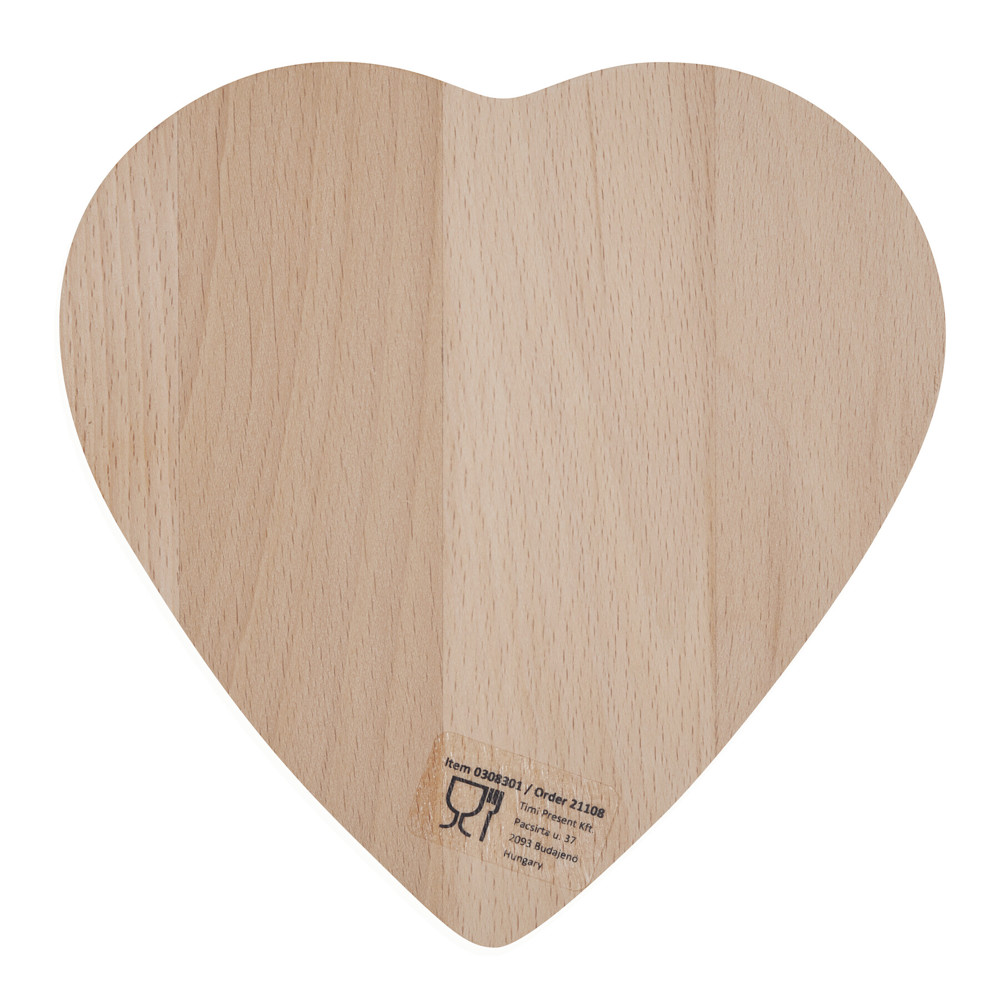 WOODEN HEART - Snijplank - kopen of bedrukken