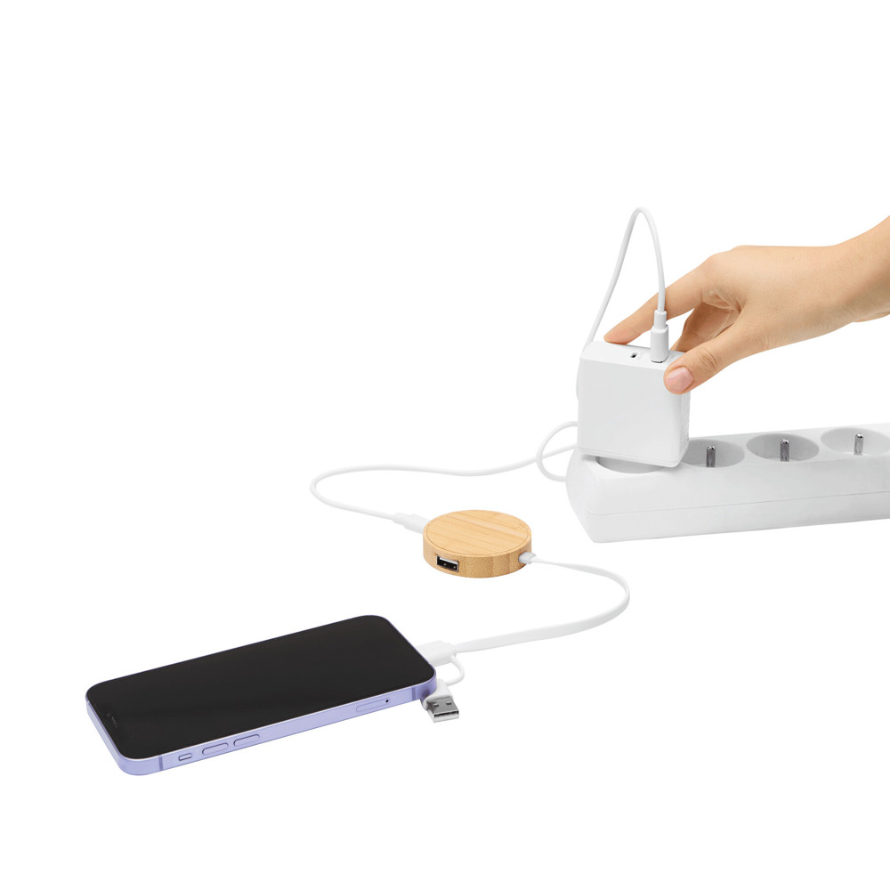 ENDLESS POWER ADVANCED - USB adapter voeding - voor bedrijven en relatiegeschenken
