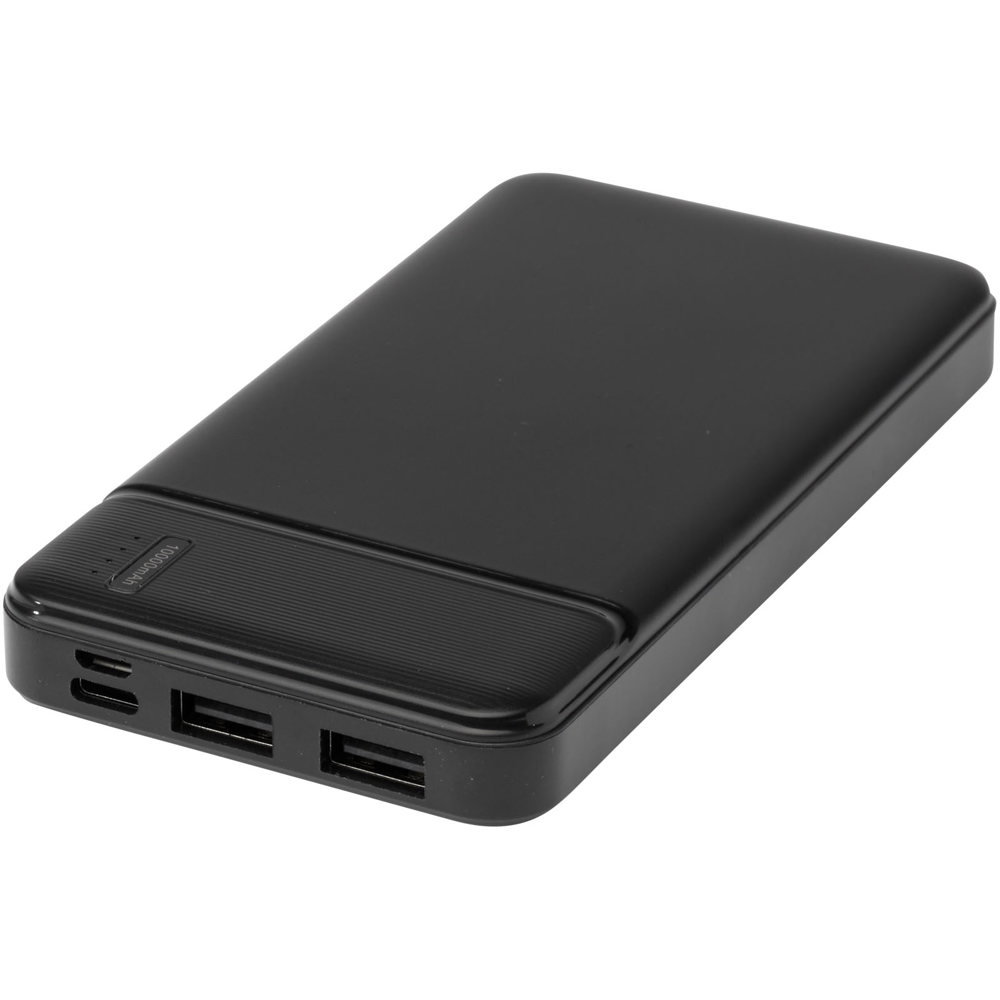 Loop powerbank van 10.000 mAh van gerecycled plastic - met logo of onbedrukt bestellen