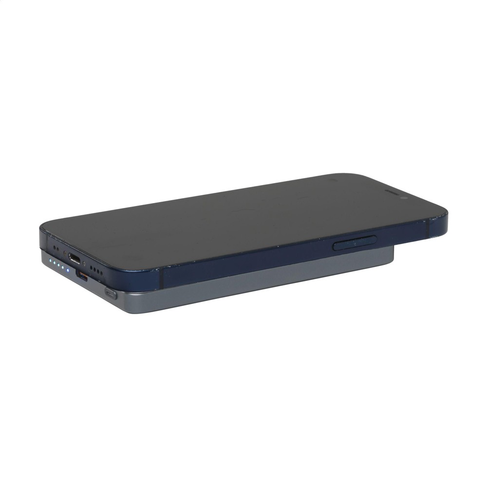 Wireless RCS Recycled Alu Magsafe Powerbank 5000
