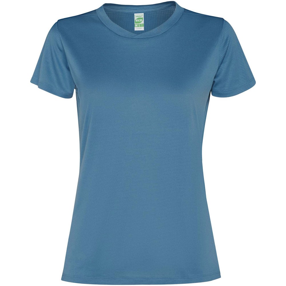 Slam sport t-shirt voor dames met korte mouwen - bedrukt of onbedrukt verkrijgbaar - Stormblauw