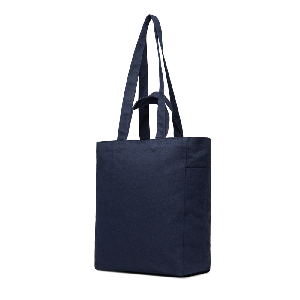 VINGA Hilo AWARE™ gerecycled canvas tas met ritssluiting - kopen of bedrukken - donkerblauw (± PMS 19-4010)