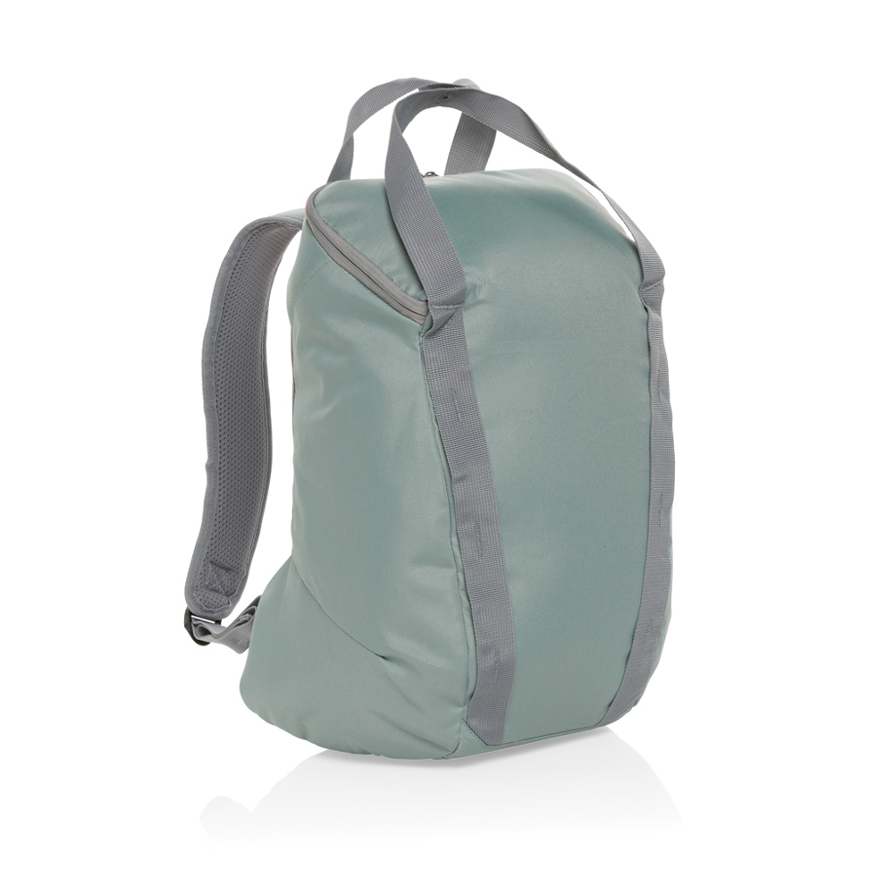 Sienna AWARE™ RPET everyday 14" laptop rugzak - voor bedrijven en relatiegeschenken - groen (± PMS 5497C)