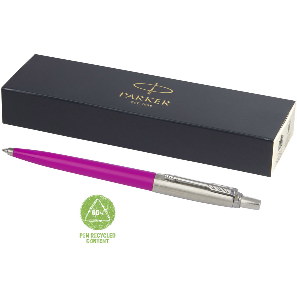 Parker Jotter gerecyclede balpen (zwarte inkt) - voor bedrijven en relatiegeschenken - Magenta