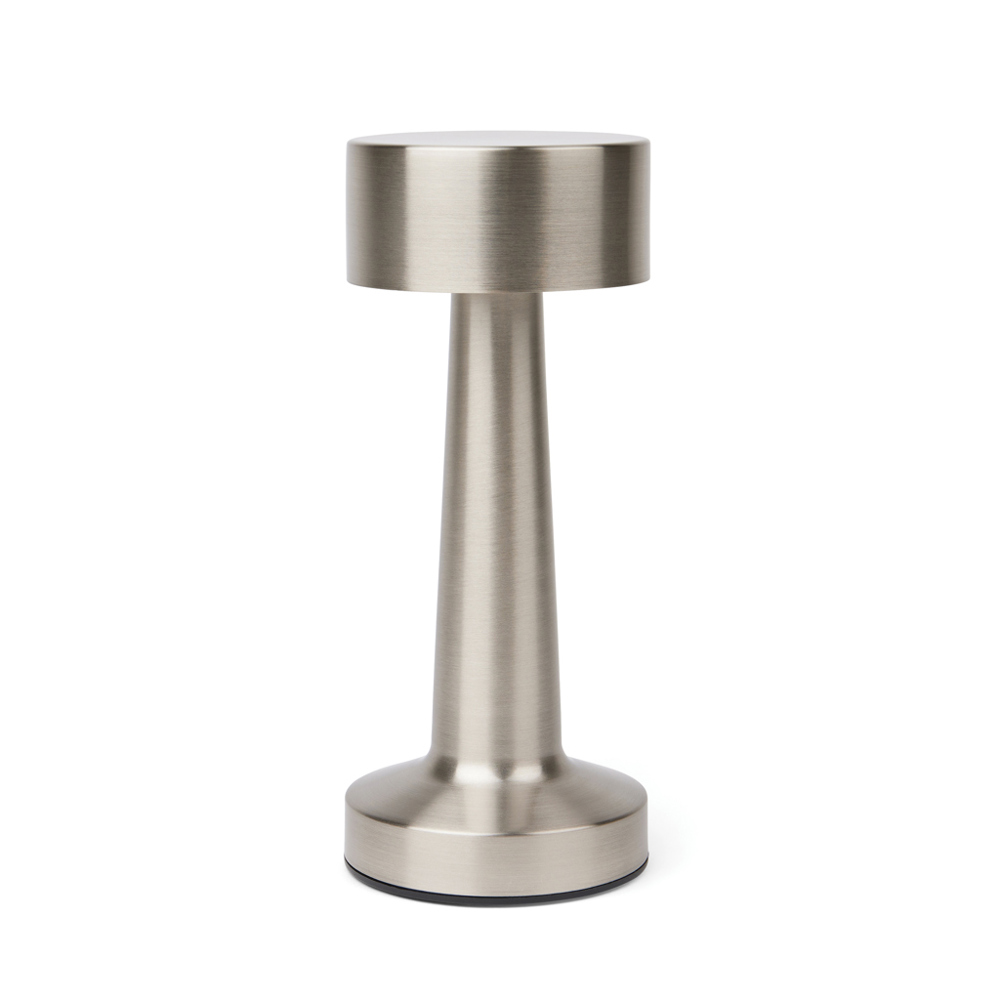 VINGA Maris RCS recycled ABS tafel lamp - met logo of onbedrukt bestellen - zilvergrijs (± PMS silver grey)