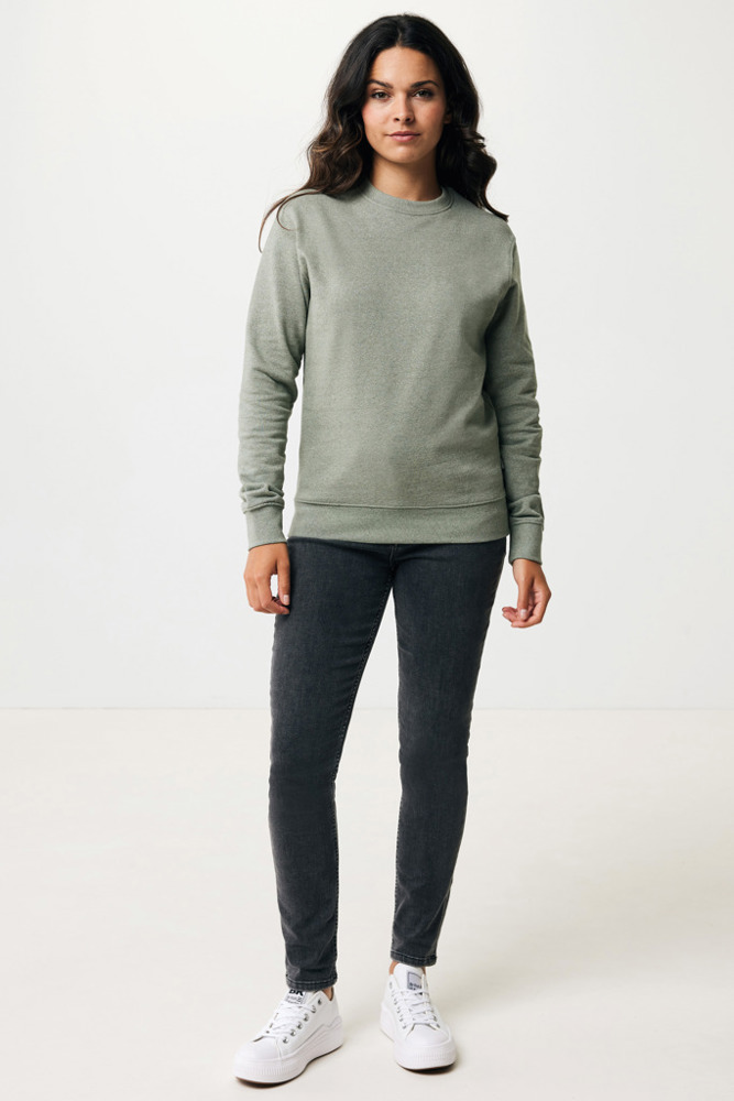 IQONIQ Denali gerecycled katoen sweater ongeverfd