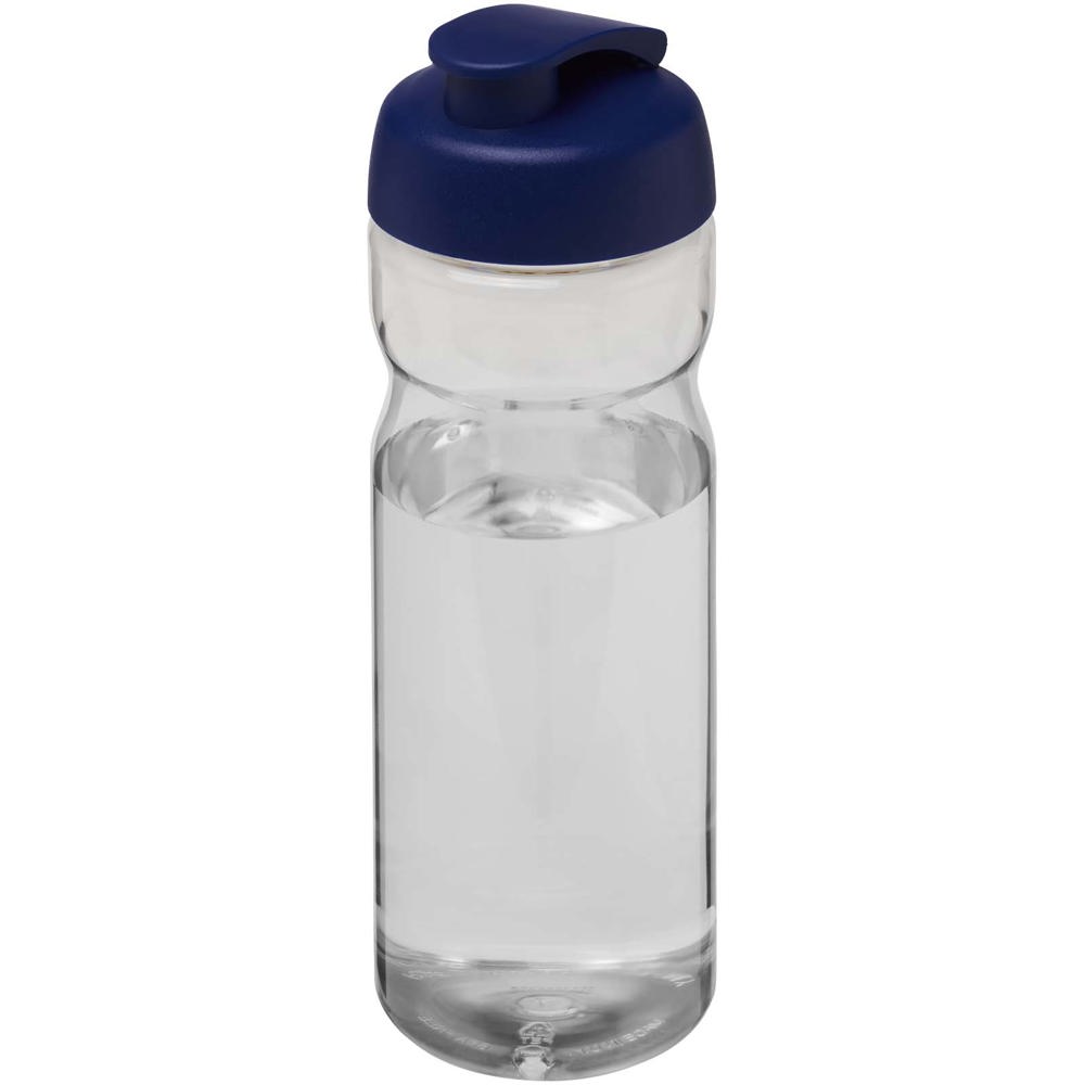 H2O Active® Eco Base 650 ml sportfles met kanteldeksel - kopen of bedrukken - Transparent, Blauw