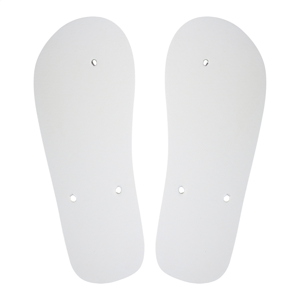 CreaPlaya - custom made strand slippers - kopen of bedrukken - 36-38-wit (A)
