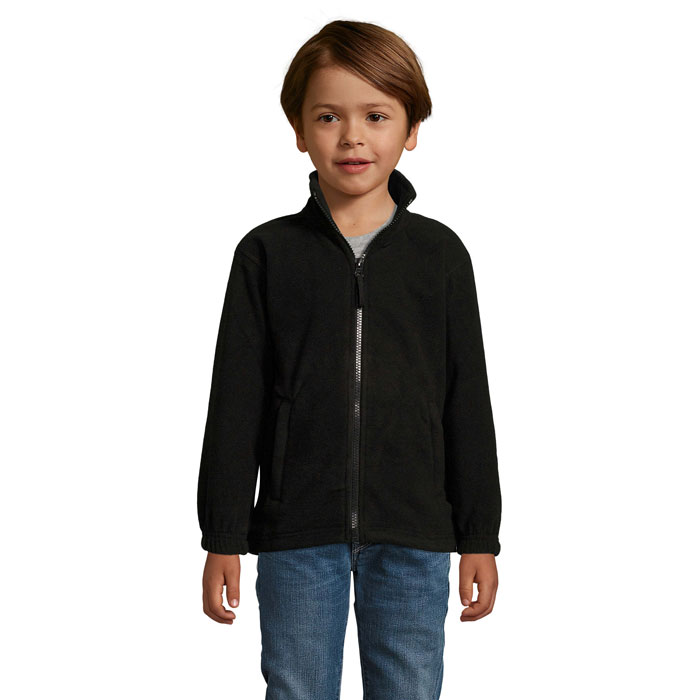 NORTH KIDS - NORTH KIDS fleecevest 300g - bedrukt of onbedrukt verkrijgbaar