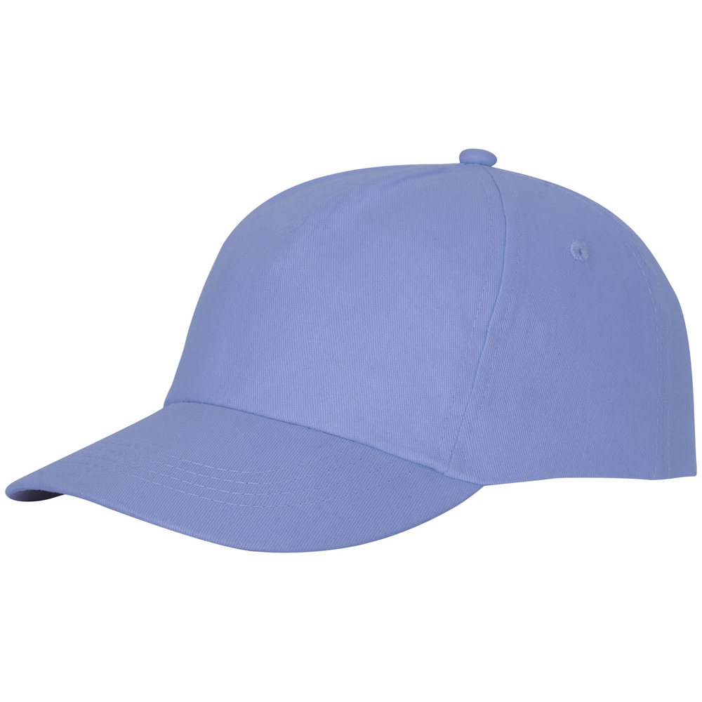 Feniks 5 panel cap - met logo of onbedrukt bestellen - lichtblauw