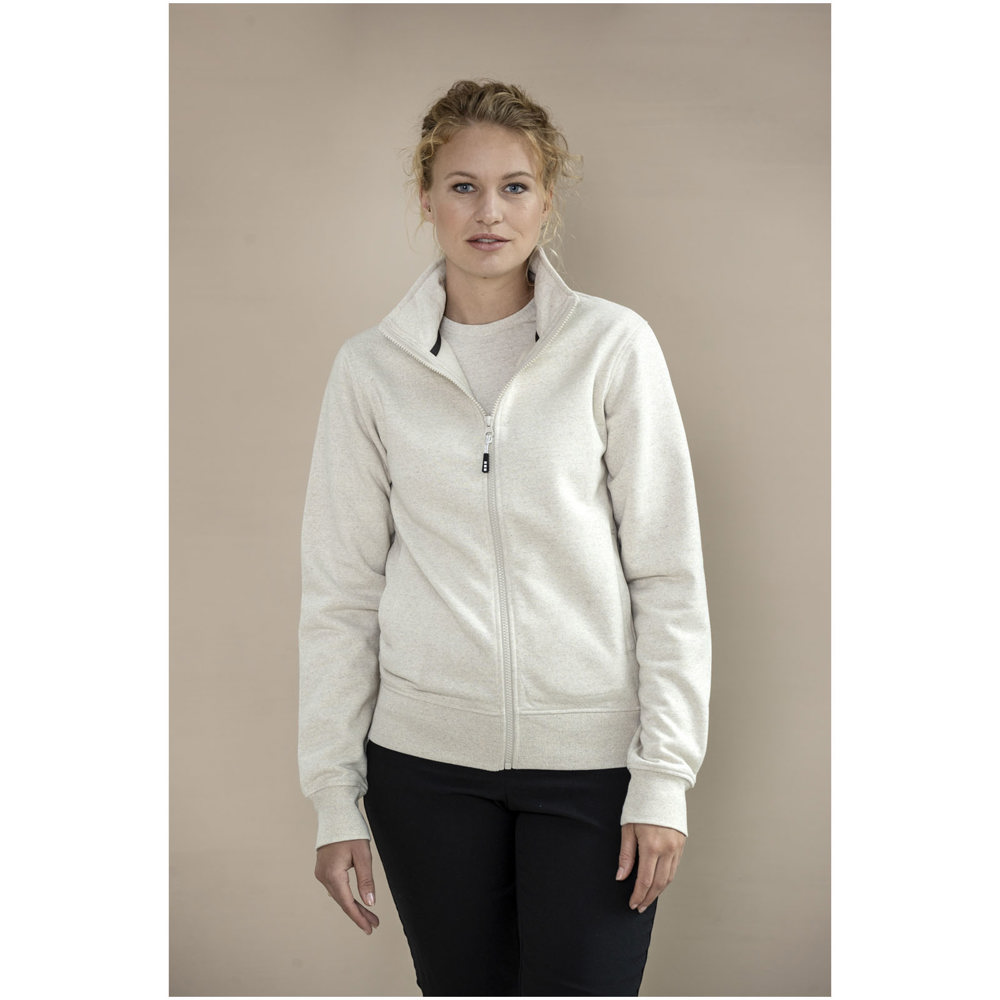 Galena unisex Aware™ gerecyclede trui met volledige rits - voor bedrijven en relatiegeschenken