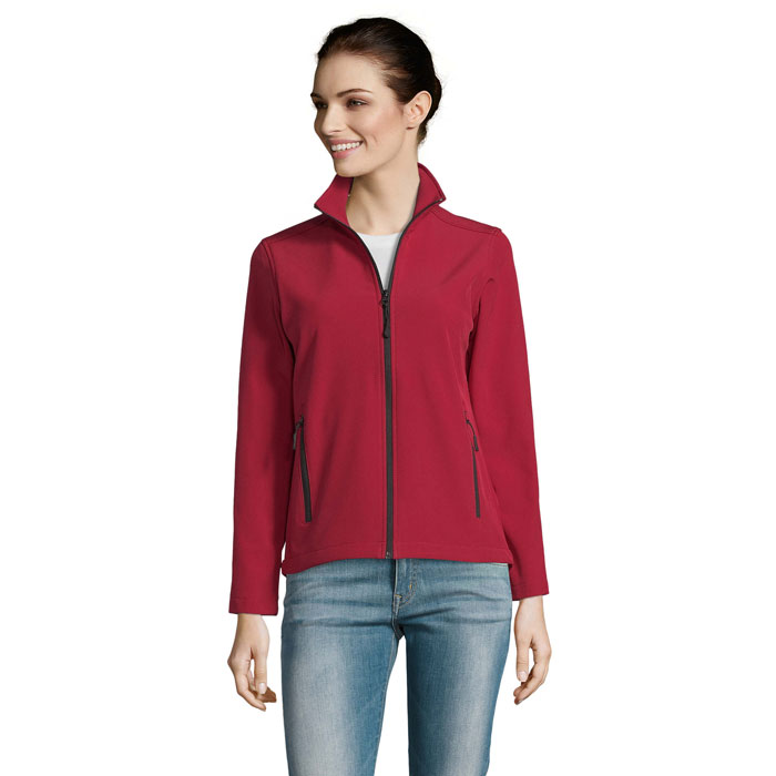 RACE WOMEN - RACE dames shoftshell 280g - kopen of bedrukken - Pepper Red
