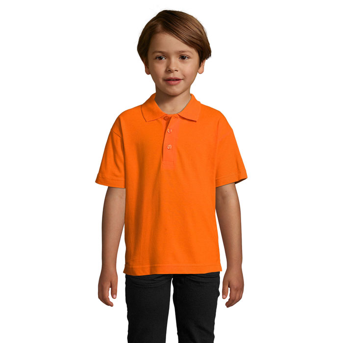 SUMMER II KIDS - SUMMER II KIDS Polo 170g - voor bedrijven en relatiegeschenken - oranje