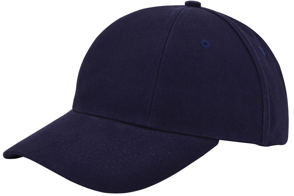 Turned brushed cap - met logo of onbedrukt bestellen - Navy (PMS 533c) / Navy