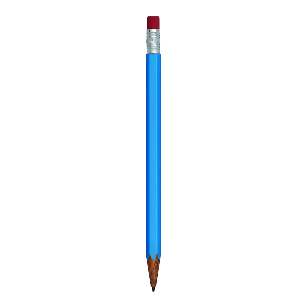 LOOKALIKE - Kunststof potlood - met logo of onbedrukt bestellen - blauw