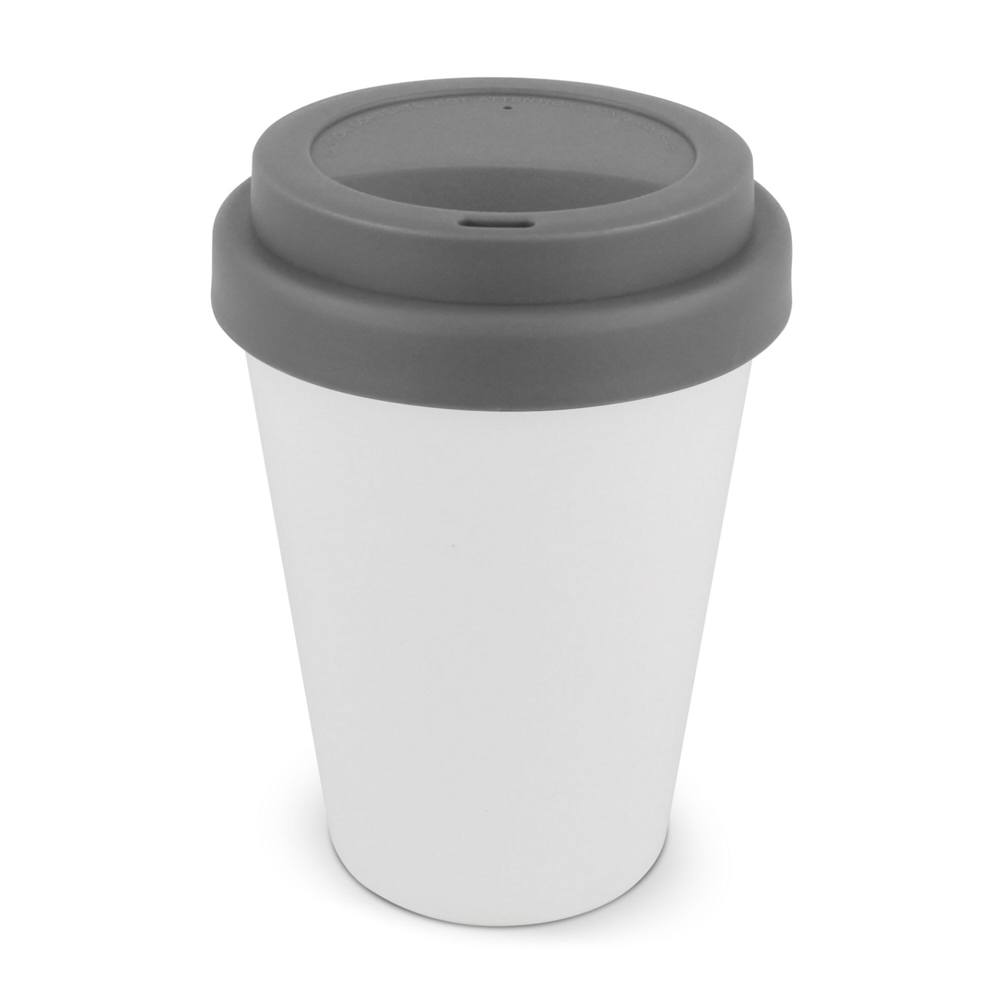 RPP Koffiebeker Wit 250ml - kopen of bedrukken - Wit / Grijs