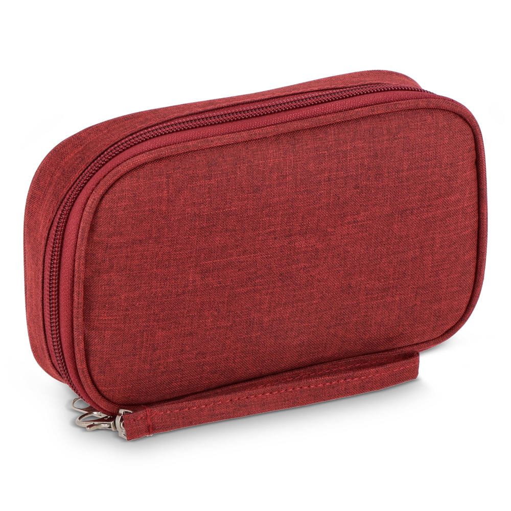 rPET 300D Kora organizer tas - met logo of onbedrukt bestellen - Donker Rood