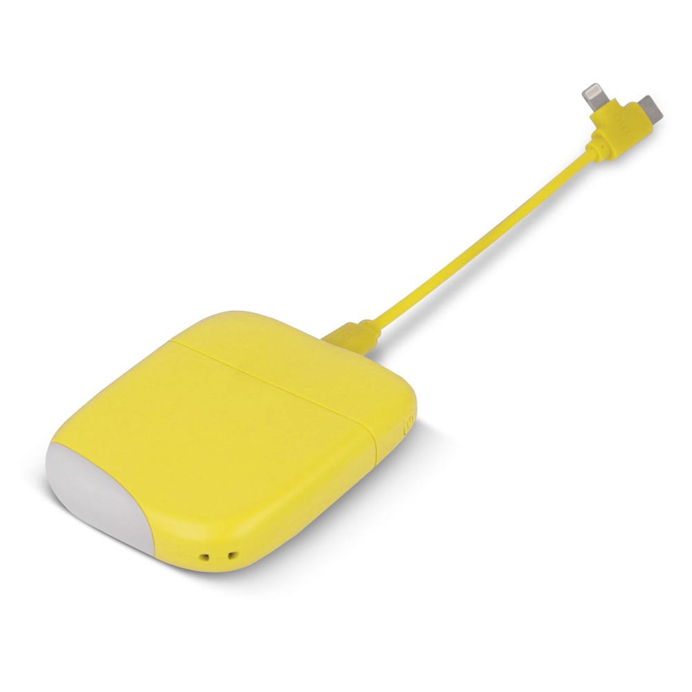Xoopar ICE P Powerbank 5000mAh - voor bedrijven en relatiegeschenken - Geel