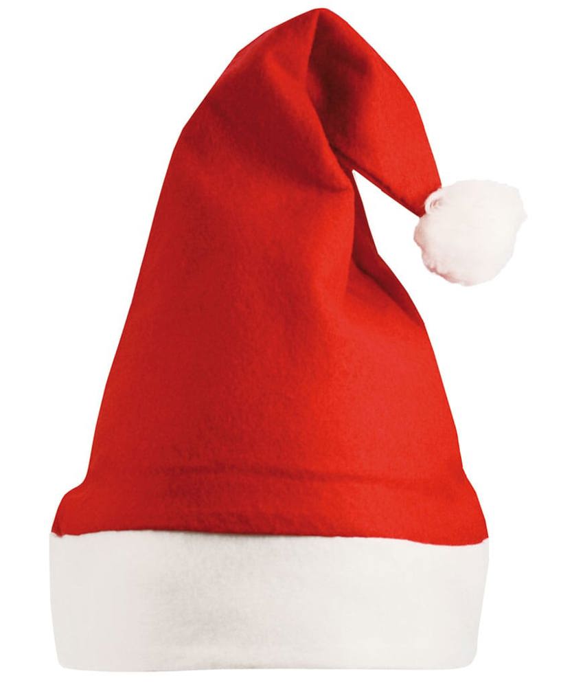 Kerstmuts - met logo of onbedrukt bestellen - Rood (PMS 199c) / Wit