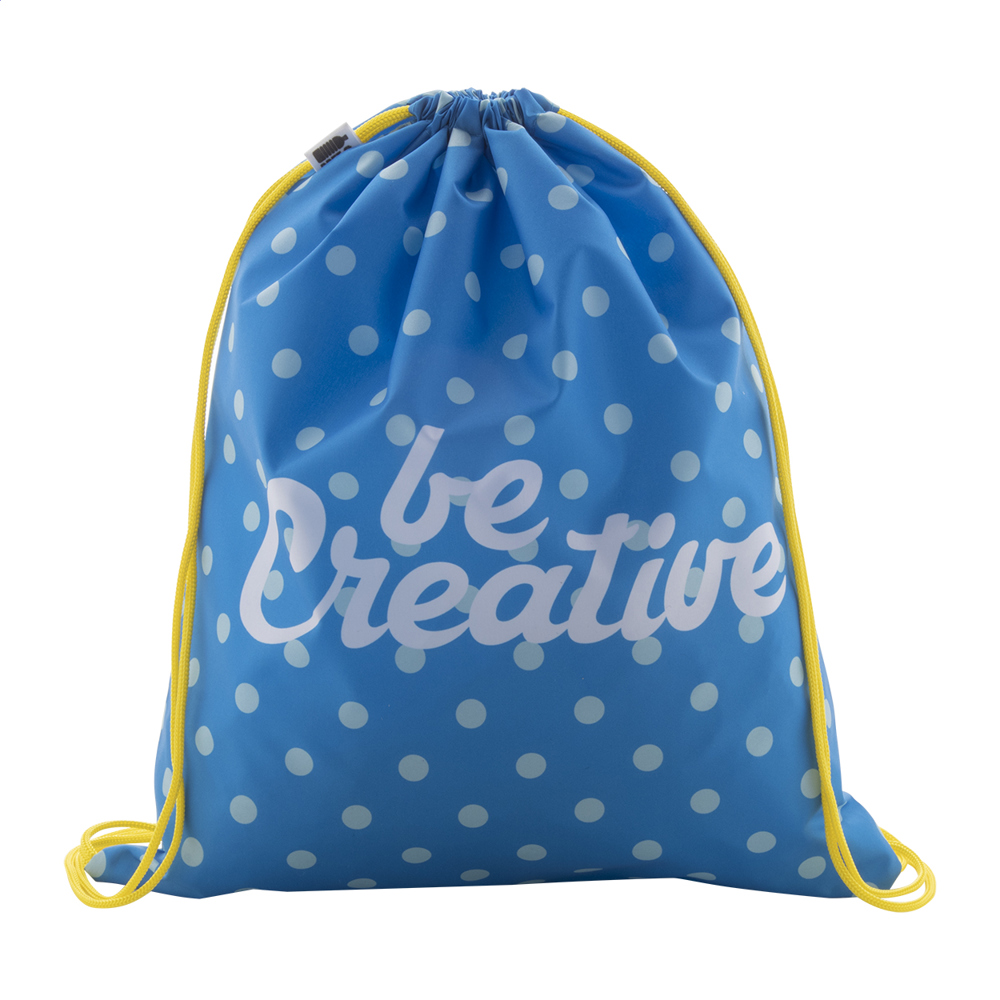 CreaDraw RPET - custom made trekkoord tas - met logo of onbedrukt bestellen