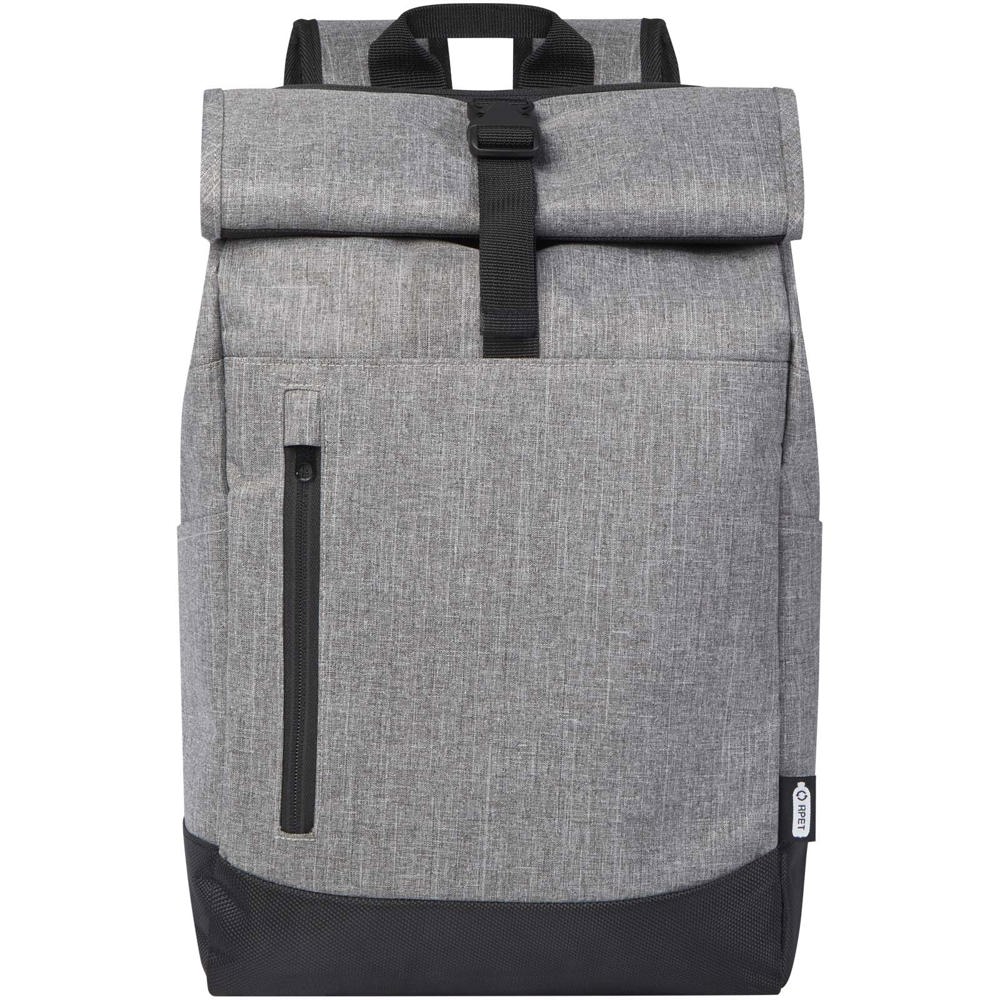 Libra 15,6 inch GRS gerecycled oprolbare laptop rugzak 12L