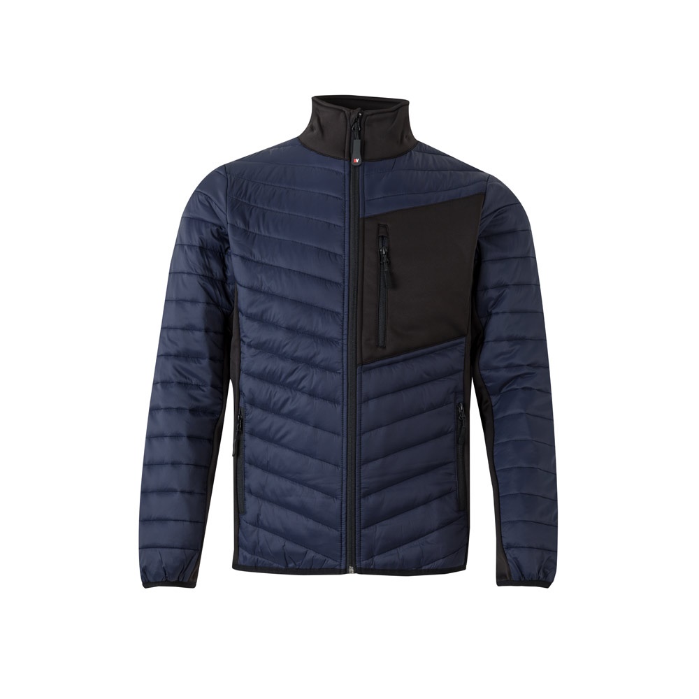 VL RAIJIN. Gewatteerd jack (265g/m²) van polyester (100%) - voor bedrijven en relatiegeschenken - blauw