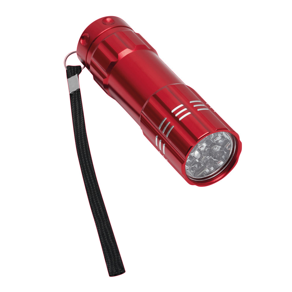 POWERFUL - Robuust uitgevoerde LED zaklamp van metaal