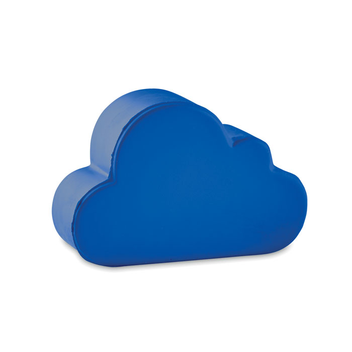 CLOUDY - Anti-stress wolkvorm - bedrukt of onbedrukt verkrijgbaar - blauw