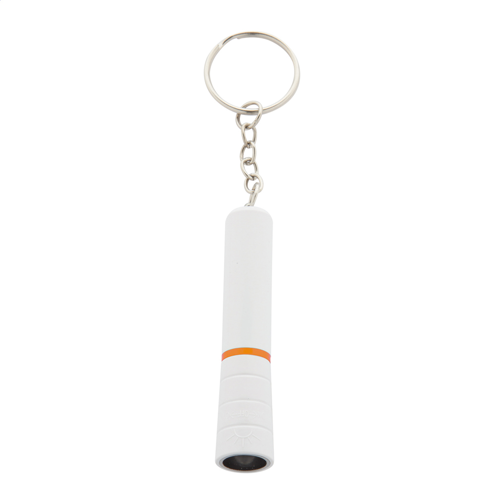 Waipei - mini zaklamp - met logo of onbedrukt bestellen - oranje/wit