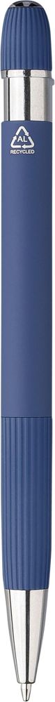 Gerecycled PU-notitieboek (A5) en balpenset Tarek Original