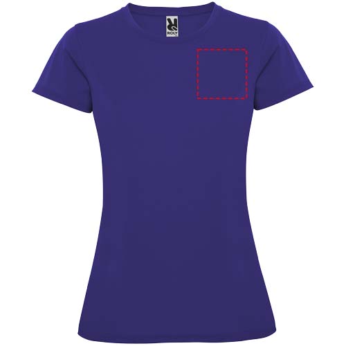 Montecarlo 150 g/m² sportshirt met korte mouwen voor dames