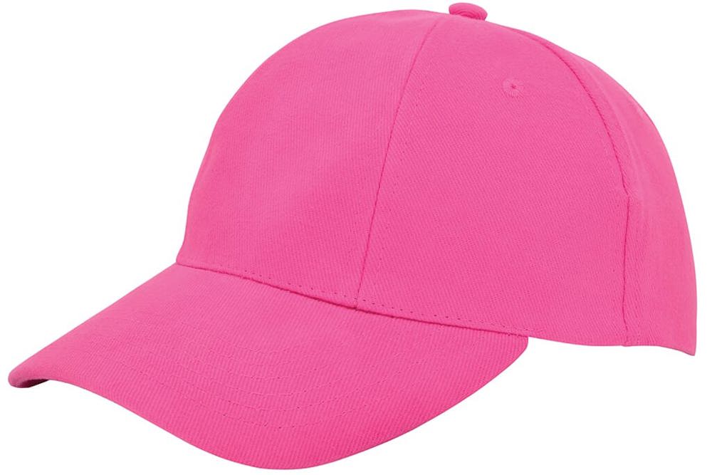 Turned brushed cap - met logo of onbedrukt bestellen - Roze (PMS 212c) / Roze