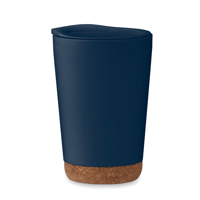 CO - Dubbelwandige beker 300ml - kopen of bedrukken - Marineblauw