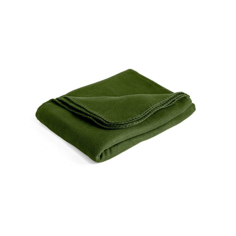 GALLIOT. Pooldeken (180 g/m²) van gerecycled polyester (100% rPET) - met logo of onbedrukt bestellen - Donkergroen