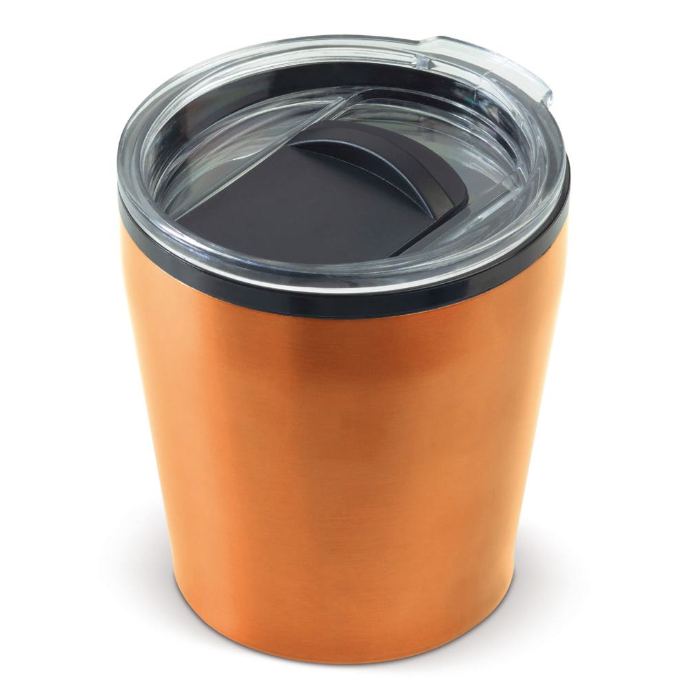 Koffiebeker metallic 180ml - kopen of bedrukken - Oranje