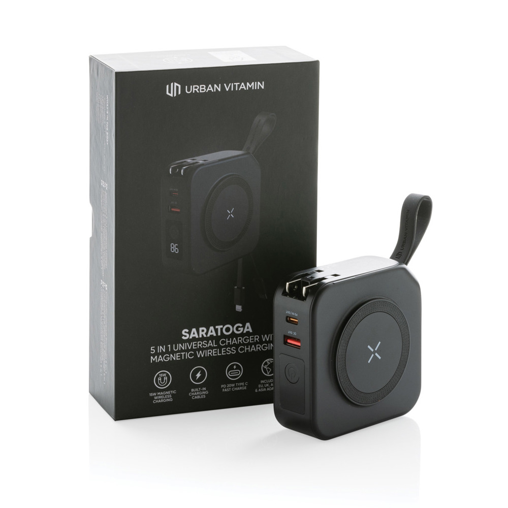 Urban Vitamin Saratoga 5-in-1 universele lader