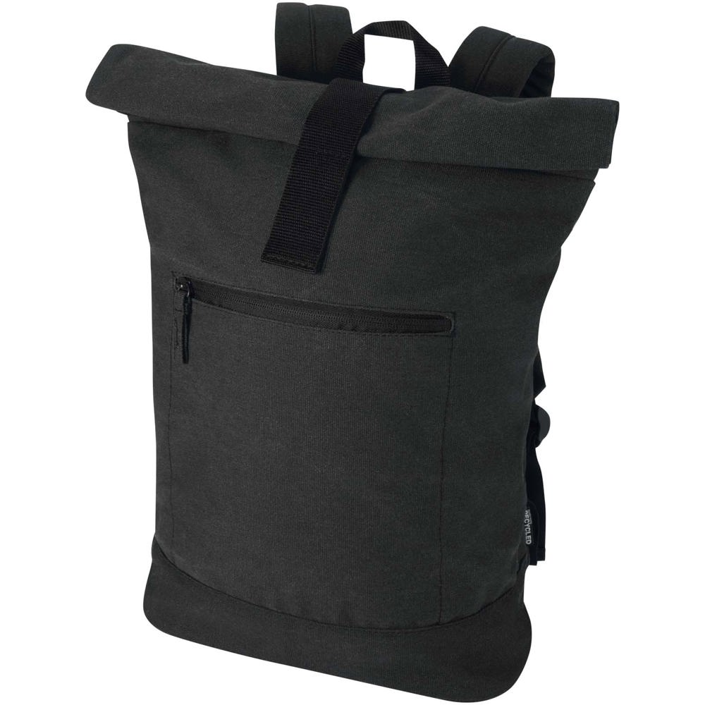 Recanvas 14” GRS gerecycleerde rolltop rugzak 16L - bedrukt of onbedrukt verkrijgbaar