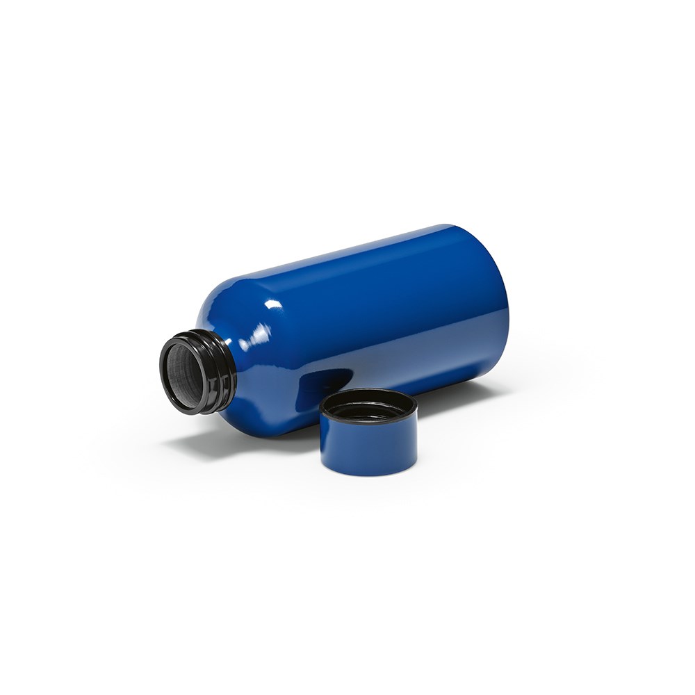 Yukon fles gerecycled aluminium 550 ml - Blauw