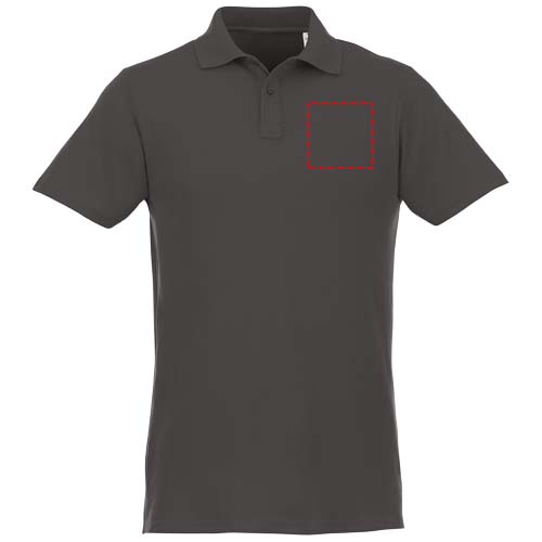 Helios 180 g/m² herenpolo met korte mouwen