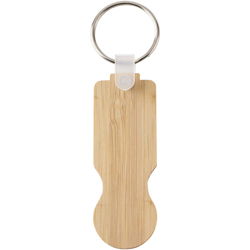 Ronan bamboe trolley sleutelhanger