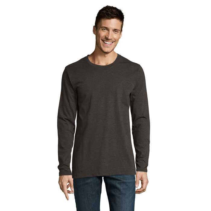 IMPERIAL LSL MEN - IMPERIAL LSL MEN T-shirt190 - kopen of bedrukken - Charcoal Melange