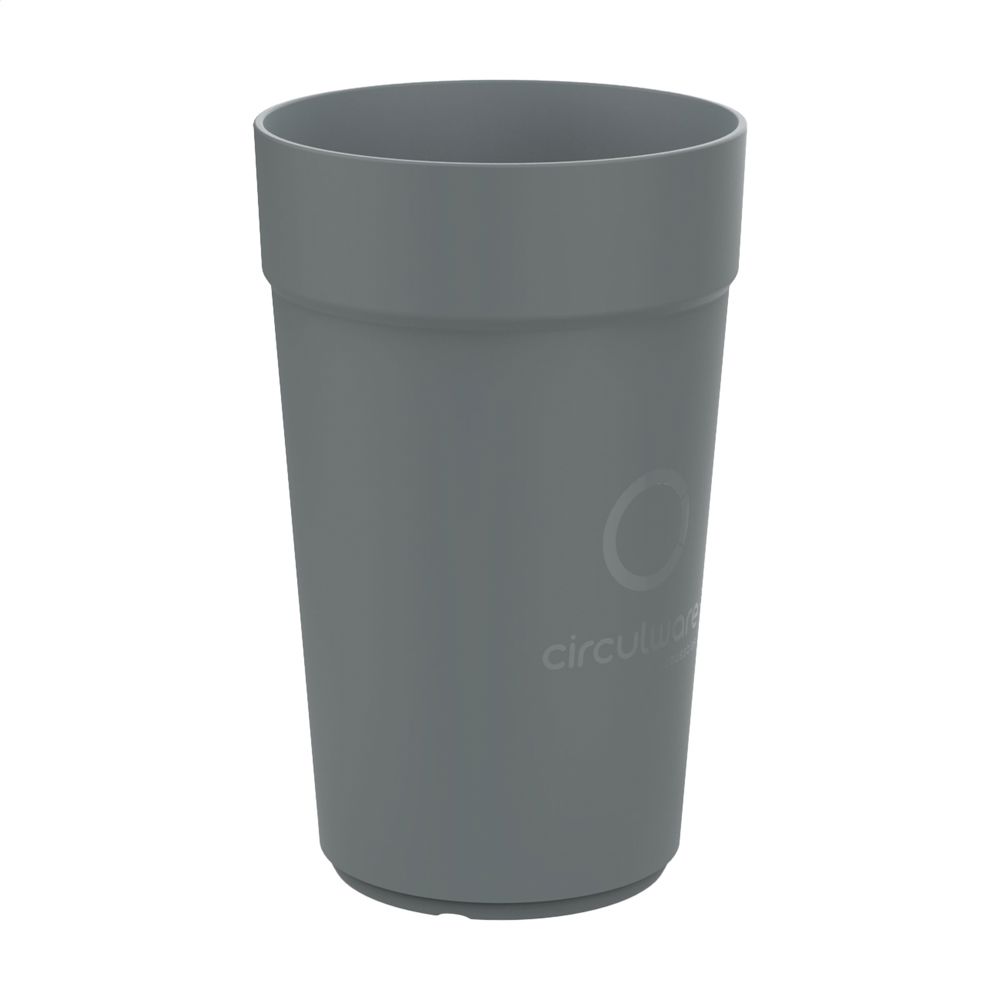 CirculCup 400 ml - met logo of onbedrukt bestellen - stone dark