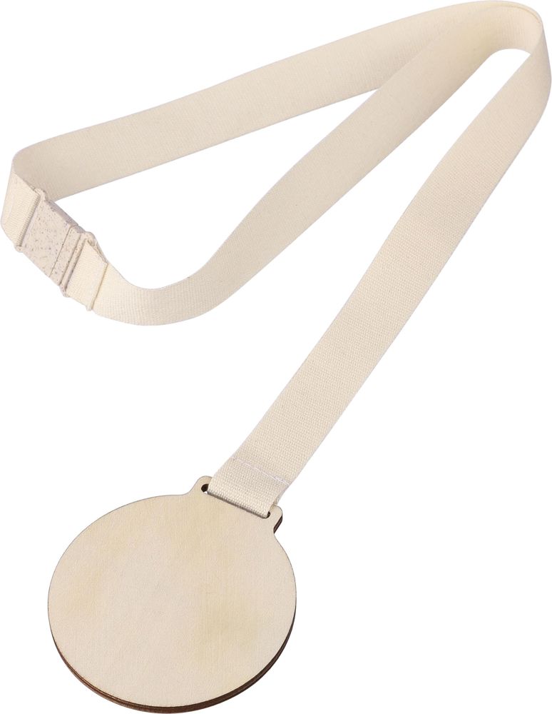 Lindehouten medaille Koa - bedrukt of onbedrukt verkrijgbaar