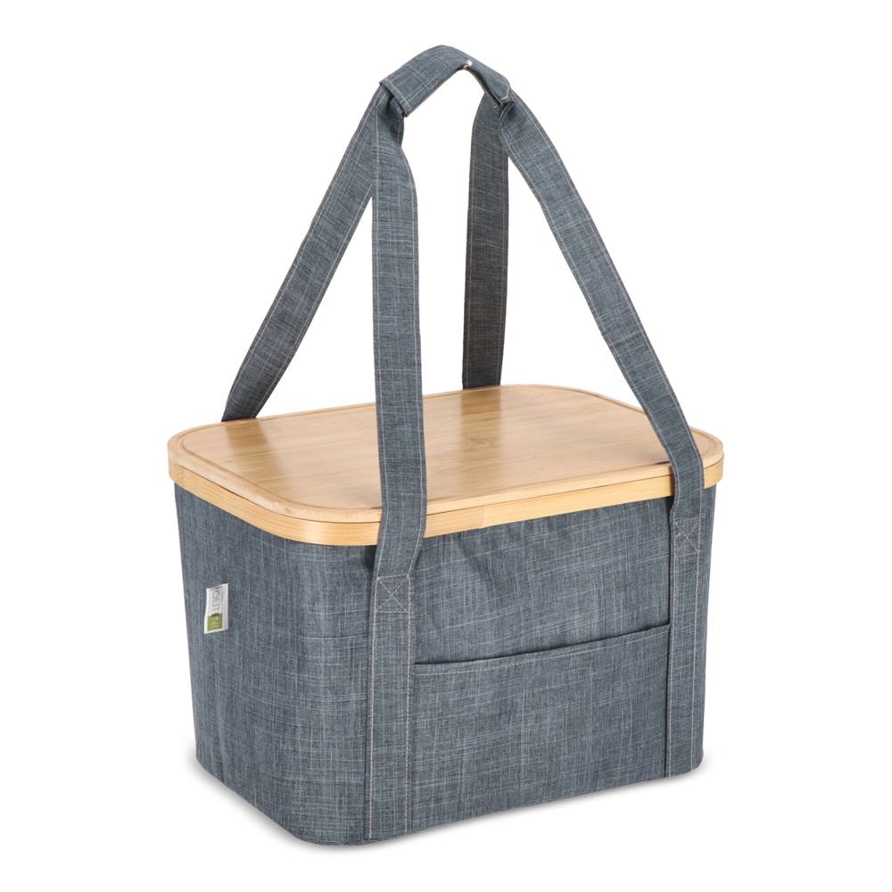 InSideOut Opvouwbare (koel) mand Sogne 38 x 26 x 25cm rPET - kopen of bedrukken - donker grijs