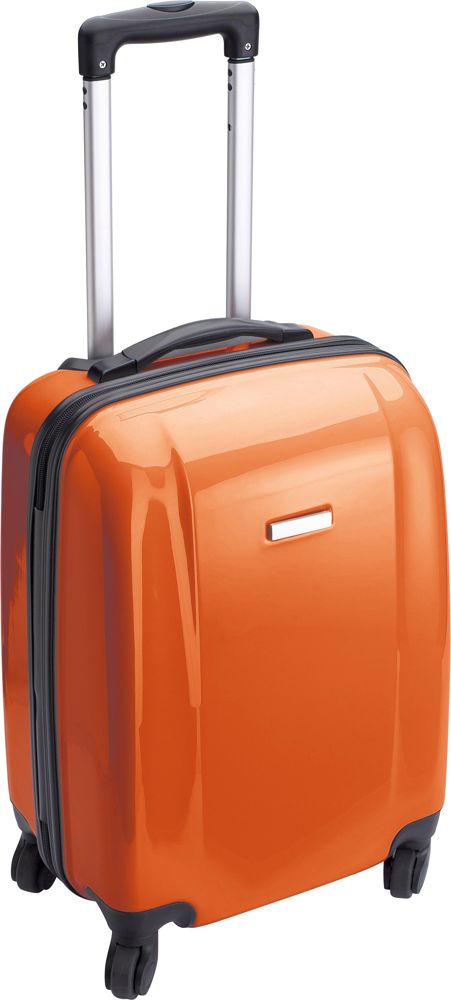 PC en ABS trolley Verona - met logo of onbedrukt bestellen - Oranje